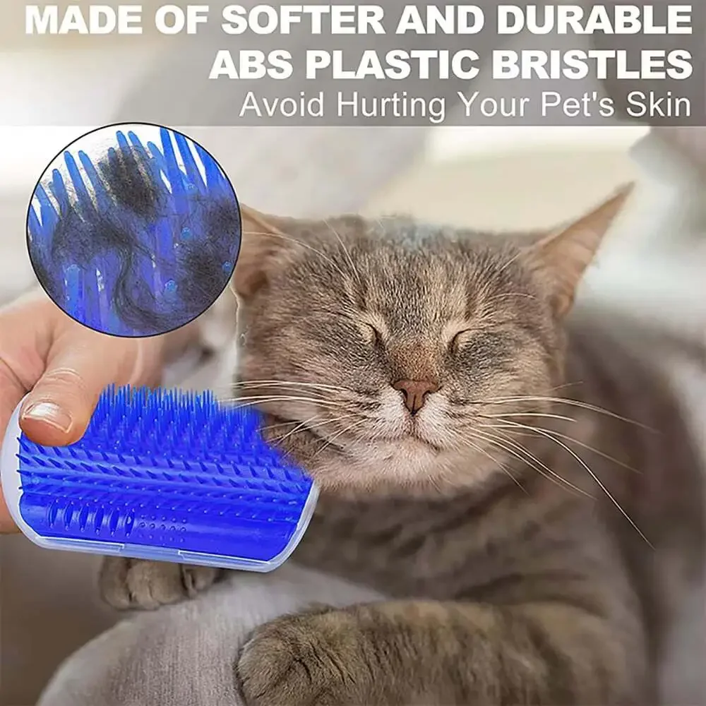 Massage Pet Cat Brush Corner Scrape Hair Removal Beauty Clean Corner Brush Remov